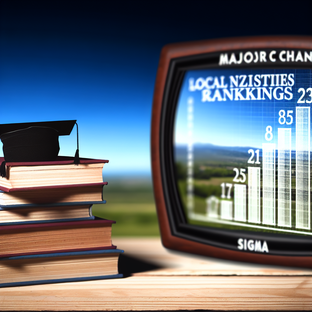 교재위에 학사모와 그 옆에 랭킹을 표시한 모니터 화면