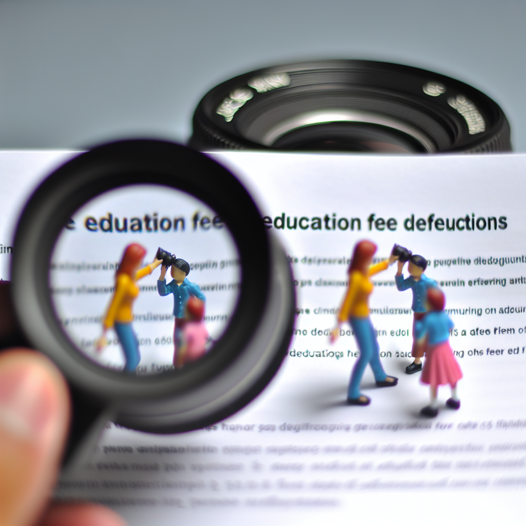 교육비 공제 서류가 보여짐